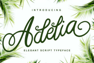 Adelia: A Script Font for Dynamic Web Design
