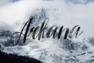 Arkana: A Script Font That Elevates Your Craft Projects