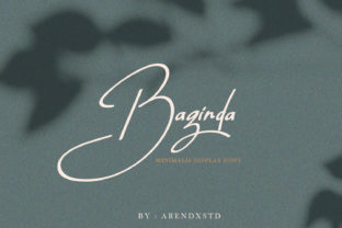 Baginda: A Script Font That Adds Elegance to Every Project
