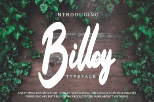 Billey: A Script Font That Breathes Life Into Your Crafts