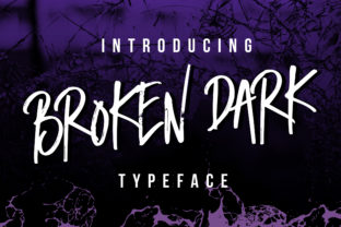Broken Dark: A Script Font That Adds Edge to Digital Design
