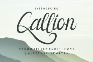 Callion: A Script Font for Elegant Web Design