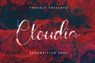 Cloudia: A Playful Handwritten Font for Editorial Design
