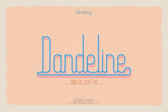Dandeline: A Script Font That Adds Personality to Campaigns