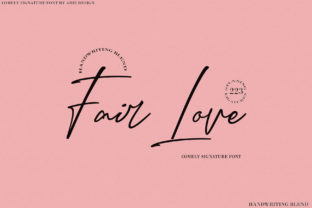 Font That Makes Your Creations Stand Out: Fair Love