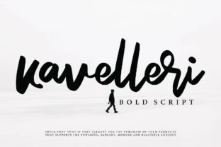 Kavelleri: A Sweet Handwritten Font for Editorial Design