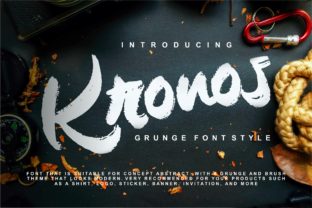 Kronos: A Bold Script Font for Creative Branding