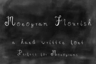 Monogram Flourish: A Modern Script Font That Feels Like a Hand-Drawn Secret