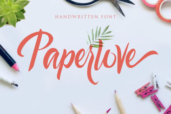 Paperlove: A Handwritten Font for Editorial Magic