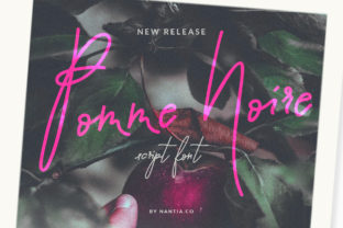 Pomme Noir: A Font That Adds Soul to Every Craft Project