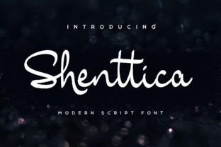 Shenttica: A Script Font for Modern Web Design