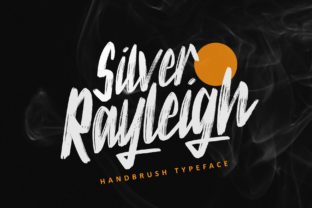 Silver Rayleigh: A Bold Handwritten Font for Editorial Design