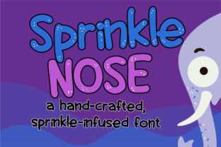 Sprinkle Nose: A Whimsical Font for Digital Design
