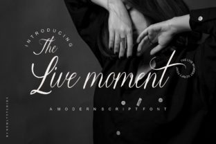 The Live Moment: A Friendly Script Font That Elevates Your Brand