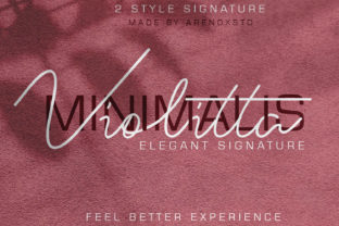 Violitta: A Handwritten Font with a Luxurious Twist